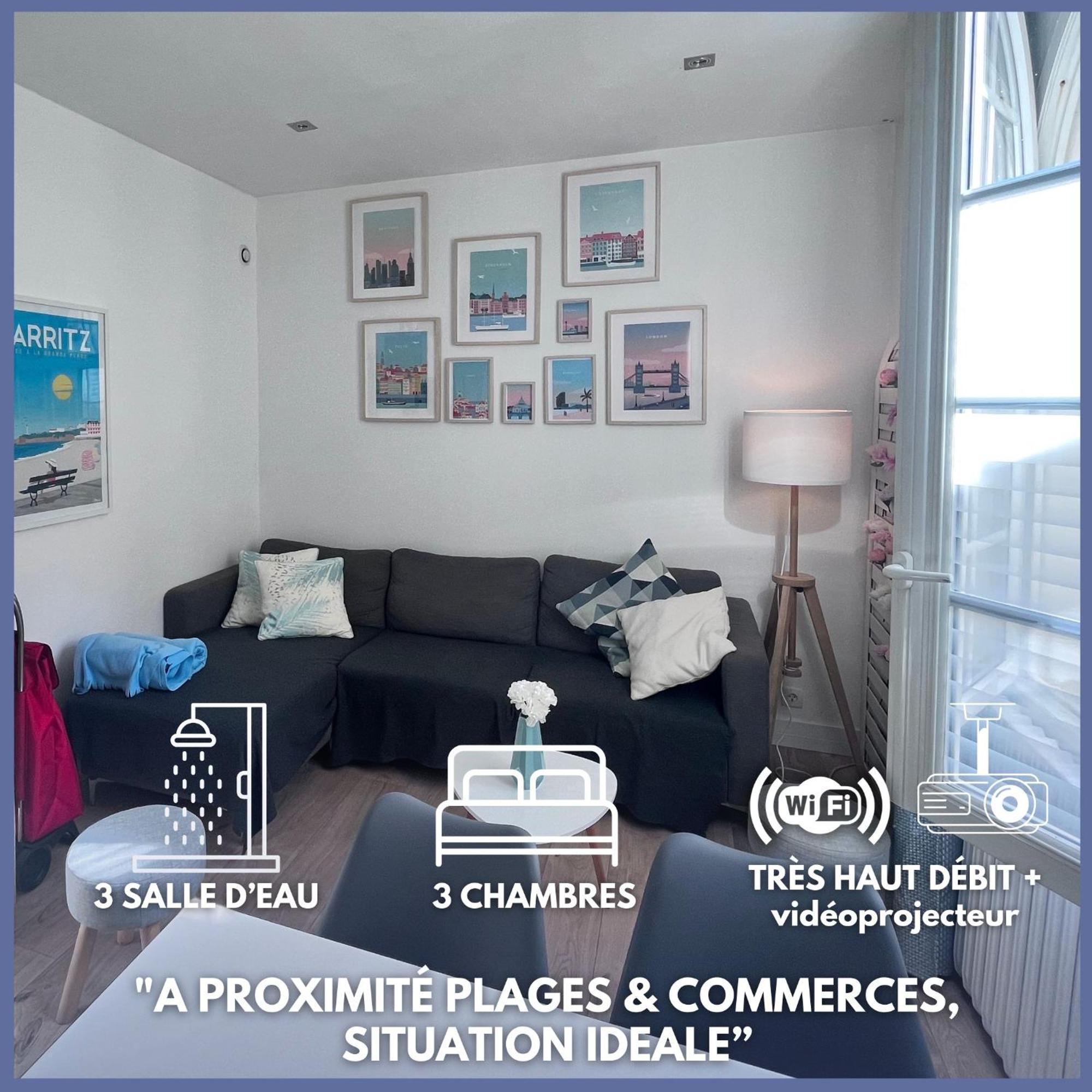Chalet Basque 6 Couchages Centre Ville Биариц Екстериор снимка